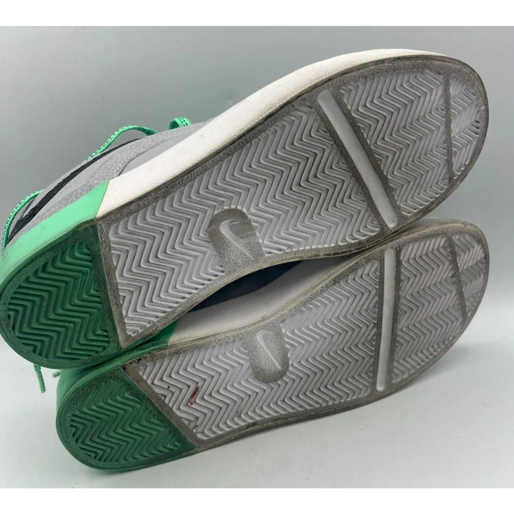 Nike KD Youth 7Y Gray Green Low Top Sneakers Shoes 725160-004